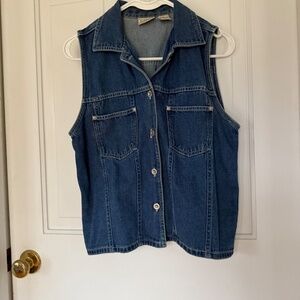 Denim Vest Laura Gayle Medium